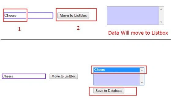 data move to listbox