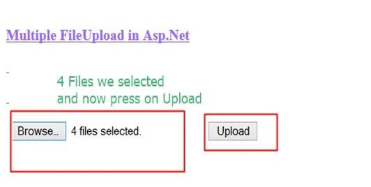 Click on Upload