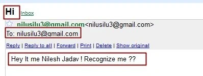 check on Gmail