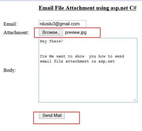 send mail
