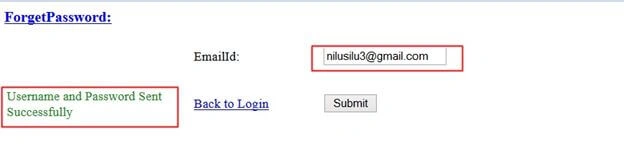 forget password