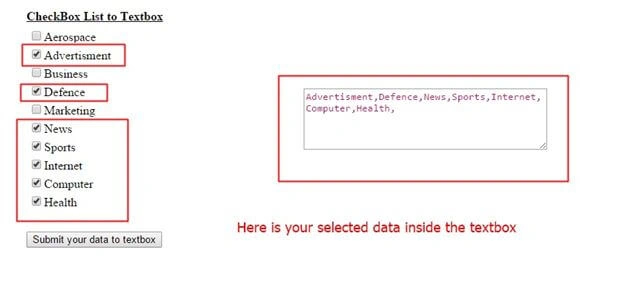 checkbox