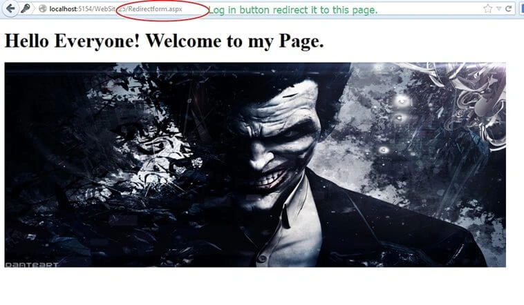 Welcome Page
