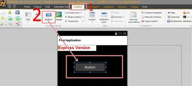 button