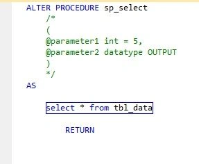 Store Procedure