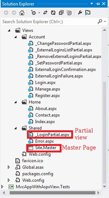 master page