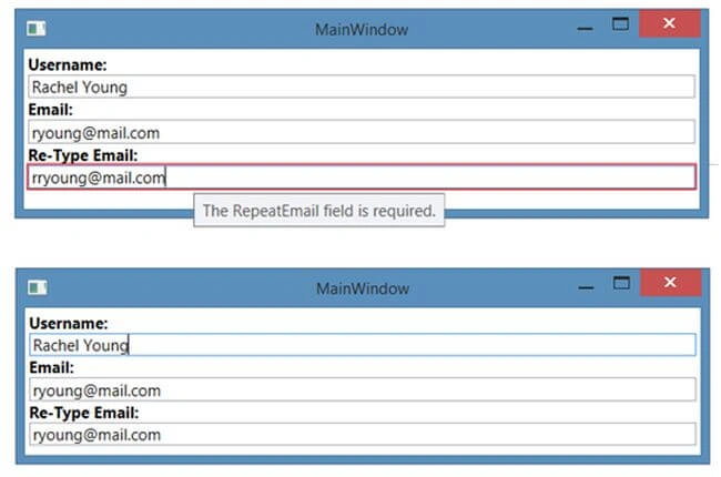 retype email