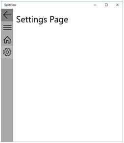 Settings button