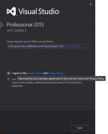 Start Installation Process