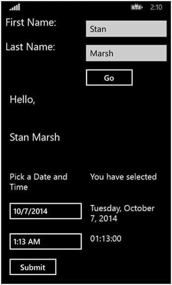 windows phone app