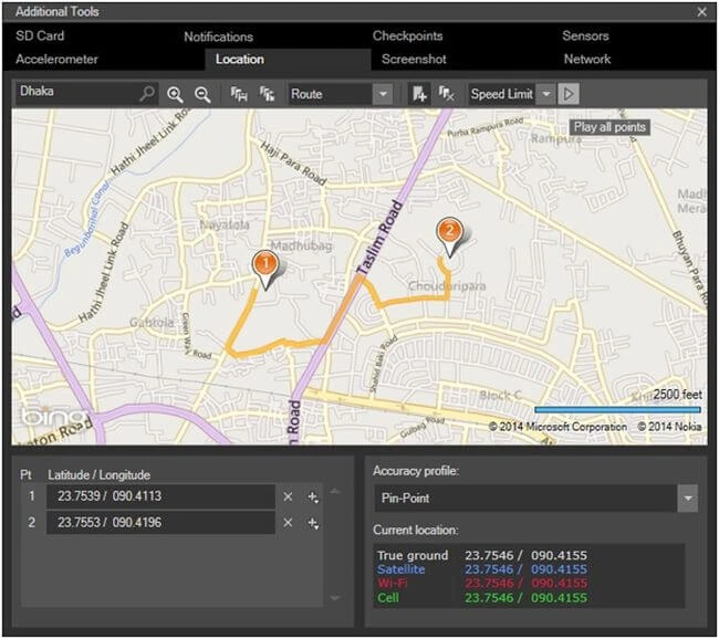 location in windows phone