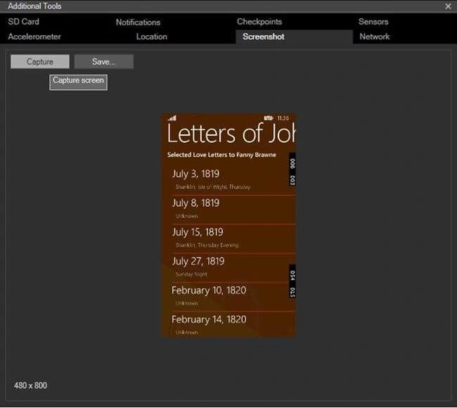 Screen Capture in windows phone