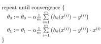 Repeat until convergence