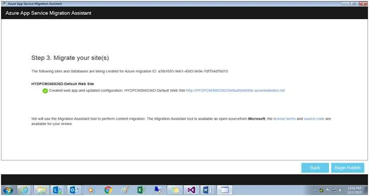 Migrate site