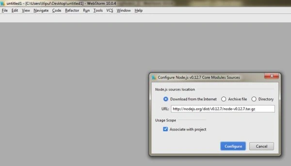 Node interpreter