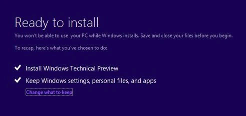 installing