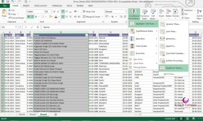 Detect Duplicate