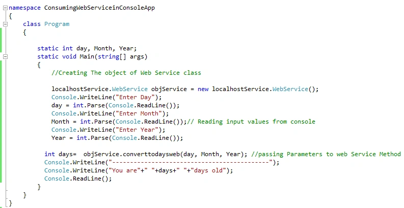 Entire code