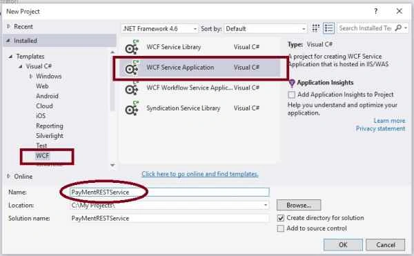 Add New WCF Service file