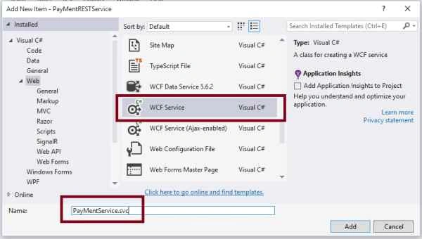 WCF Service Application