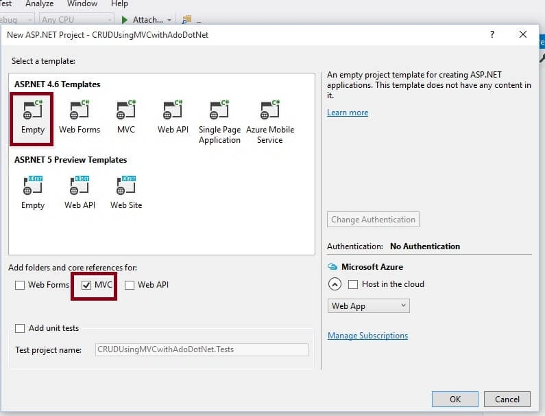 MVC Application