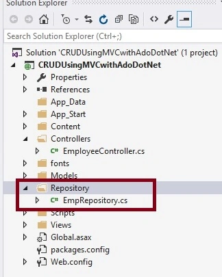Repository class