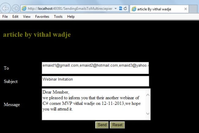 Send Email