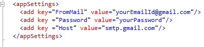 web config file source code