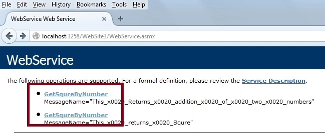 Web service