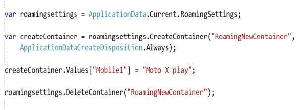Create a new container