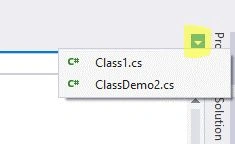 Opened hidden files