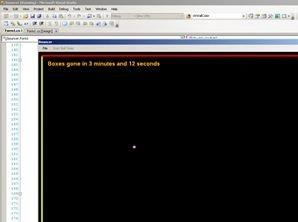 Report at end of hitting all boxes