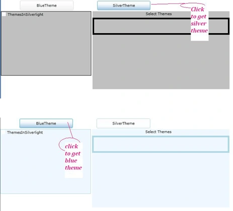 custom themes in silverlight