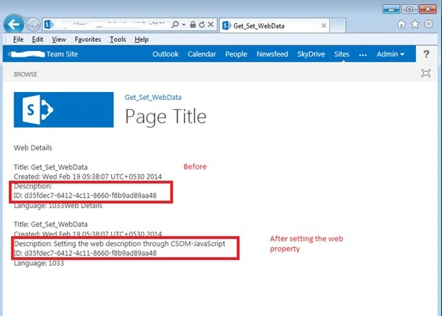 web properties
