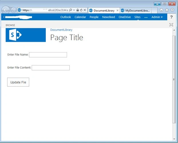 page