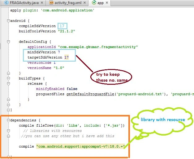 dependencies
