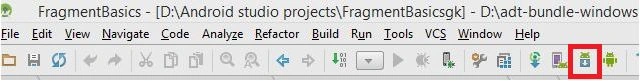 toolbar android studio