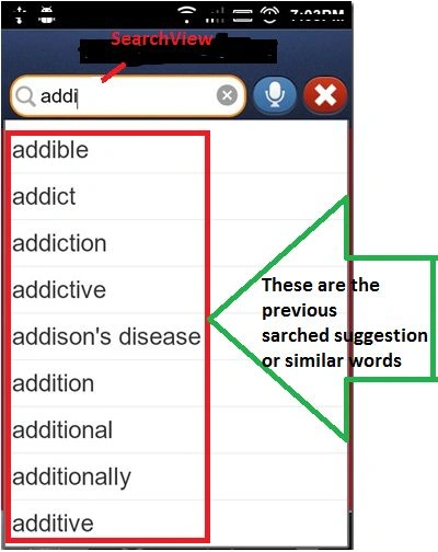 searchview