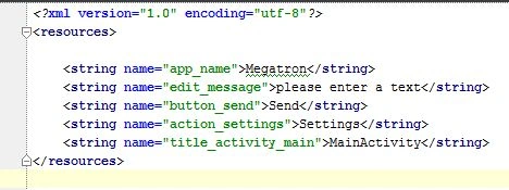 string resource