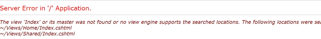 error