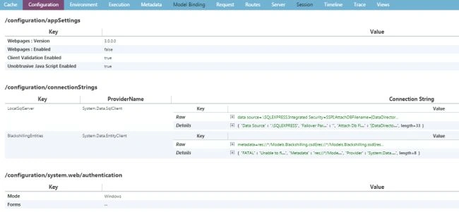 Configuration Tab