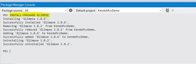 Package Manager Console