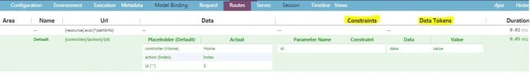 Routes Tab