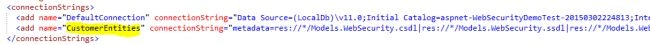 connection string