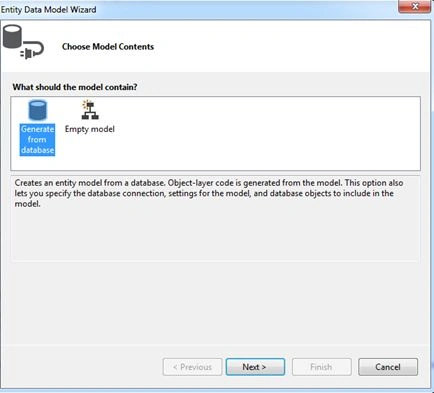 Generate from database