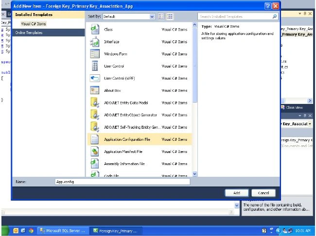 Configuration file