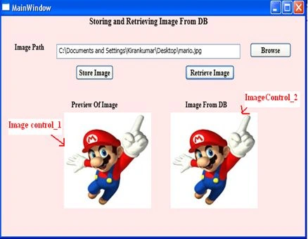 image retrieved from database