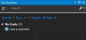 Test Explorer