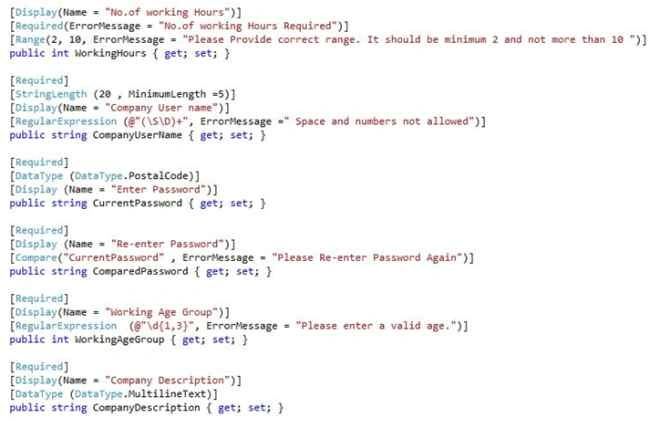 add the properties
