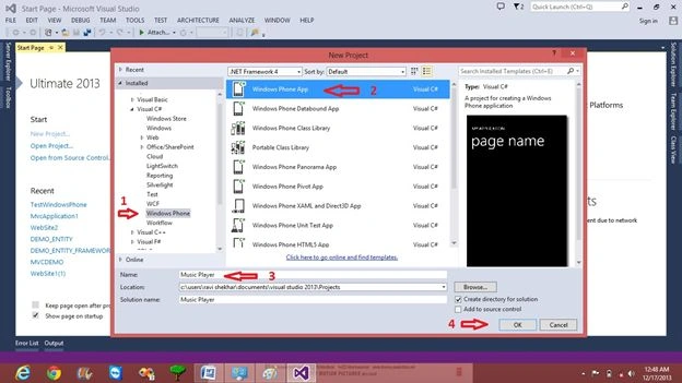 Windows phone app